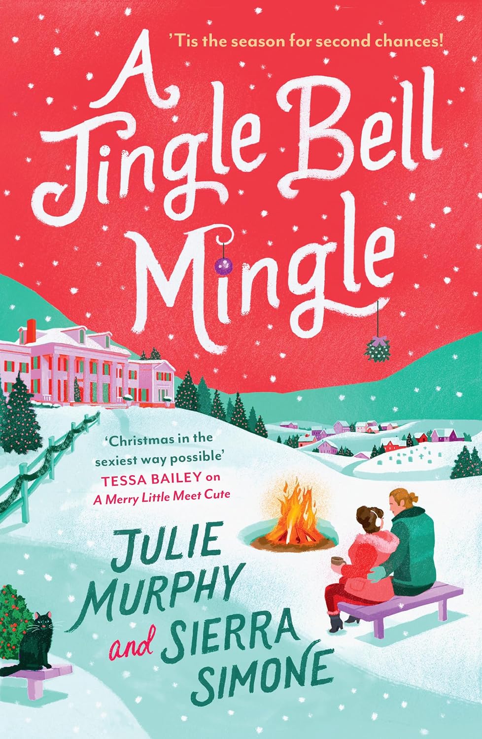A Jingle Bell Mingle by Julie Murphy, Sierra Simone - Book Cover