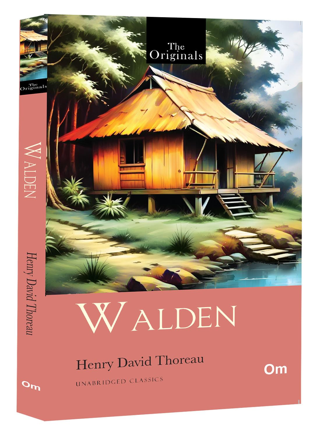 WALDEN by HENRY DAVID. THOREAU - Book Cover