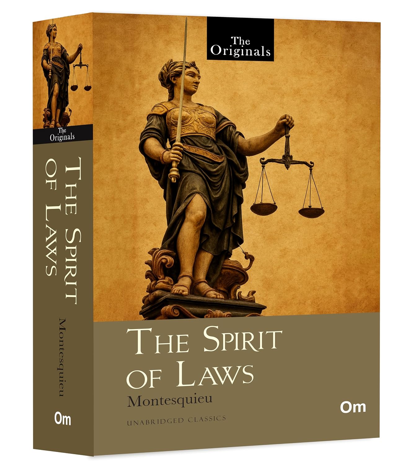 The Spirit of Laws: Charles de Secondat, Baron de Montesquieu by Thomas Nugent - Book Cover