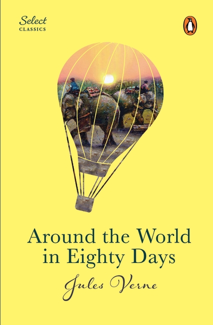 Around The World In Eighty Days by Jules Verne - Book Cover