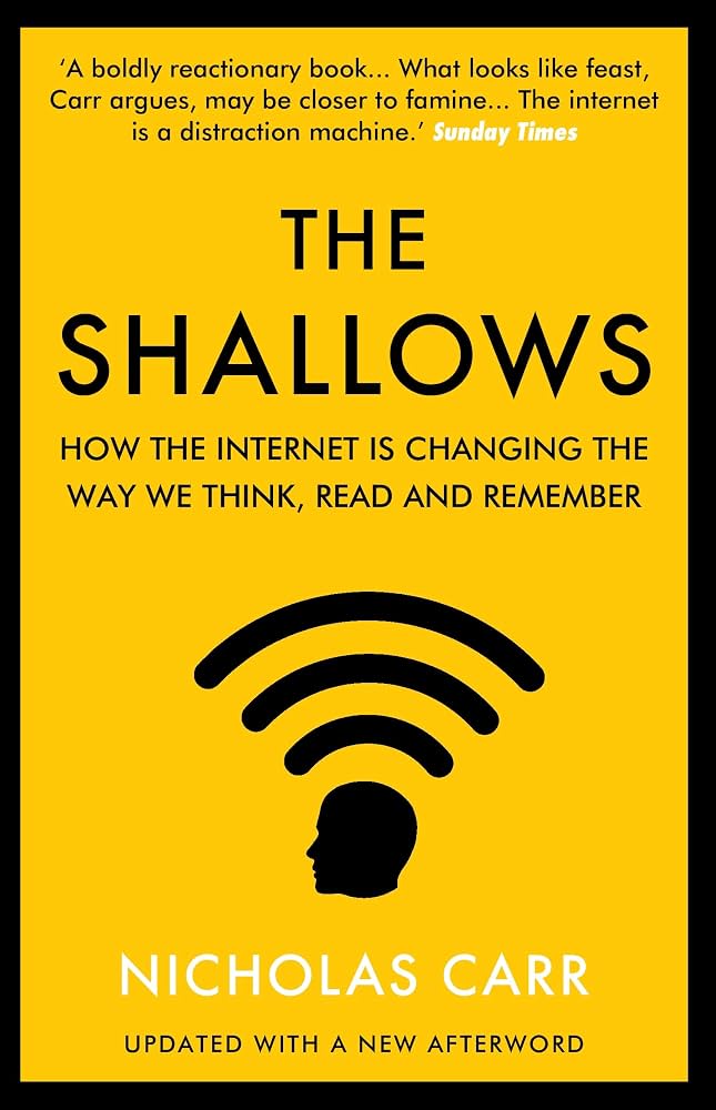 The Shallows by Nicholas Carr - Book Cover