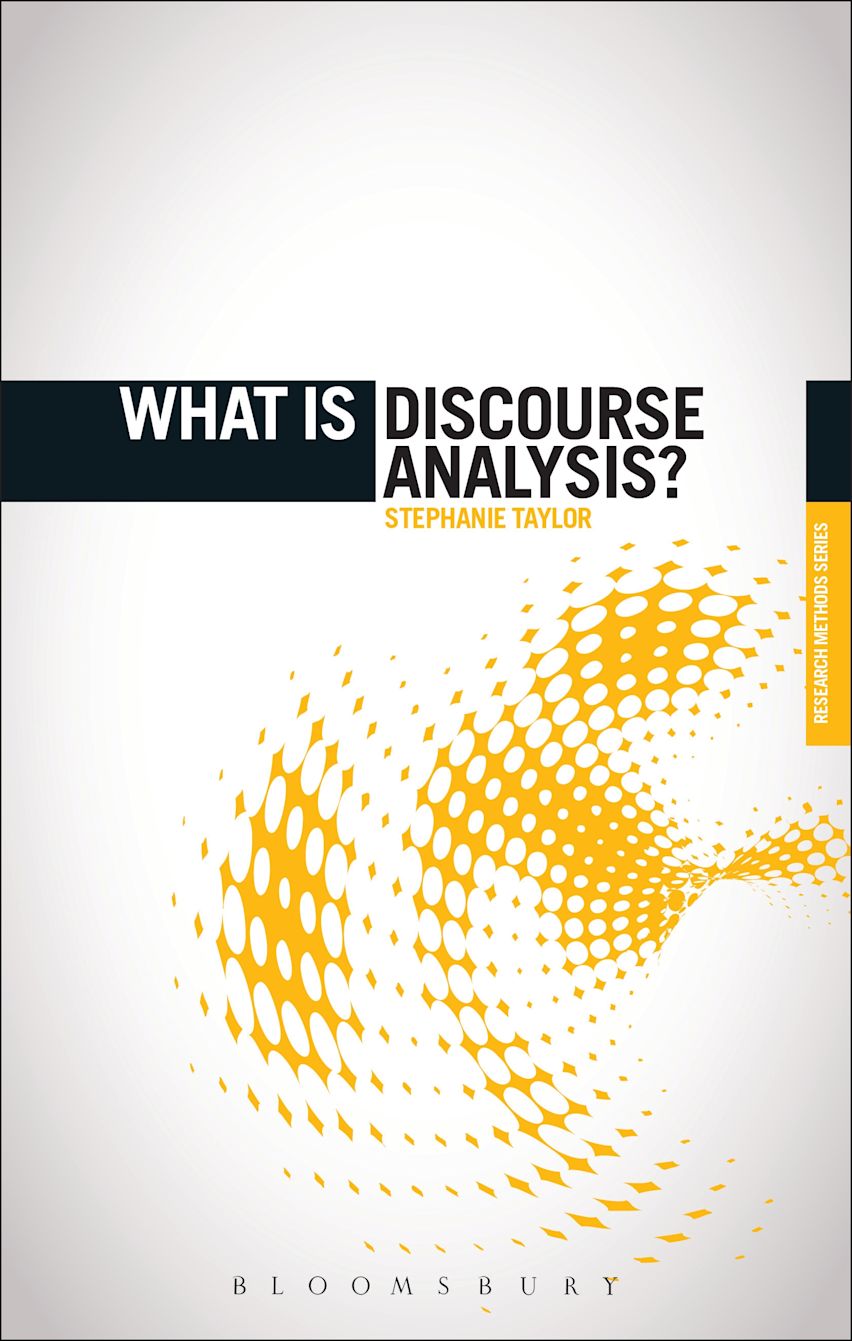 What is Discourse Analysis? by Stephanie Taylor - Book Cover