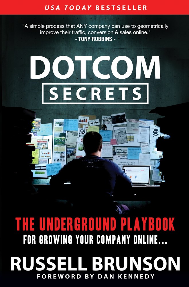 Dotcom Secrets by Russell Brunson - Book Cover