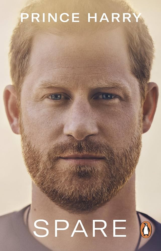 Spare by Prince Harry - Book Cover
