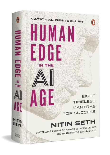 Human Edge in the AI Age by Nitin Seth - Book Cover