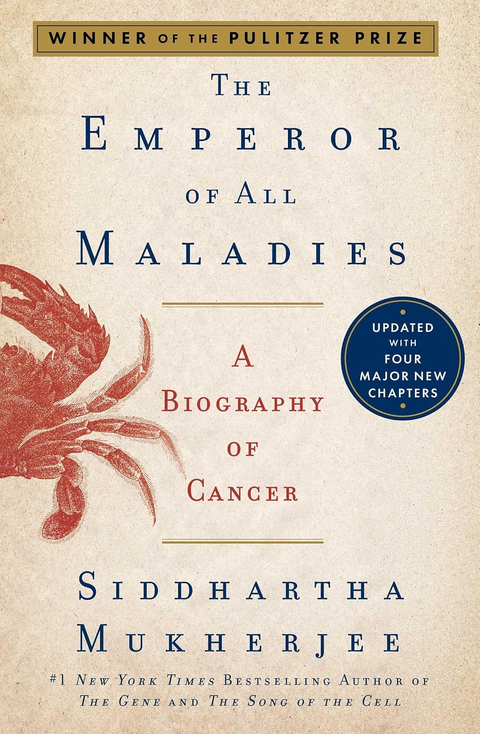 The Emperor of All Maladies by Siddhartha Mukherjee - Book Cover