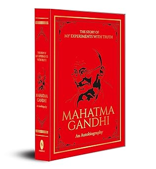 The Story Of My Experiments With Truth Mahatma Gandhi (Deluxe Hardbound Edition) by Mahatma Gandhi - Book Cover
