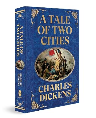 A Tale of Two Cities by by Charles Dickens - Book Cover