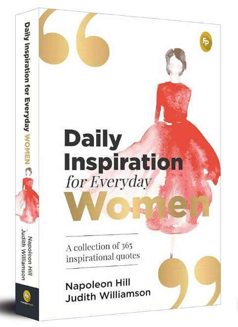 Daily Inspiration for Everyday Women: A Collection of 365 Inspirational Quotes by Napoleon Hill - Book Cover